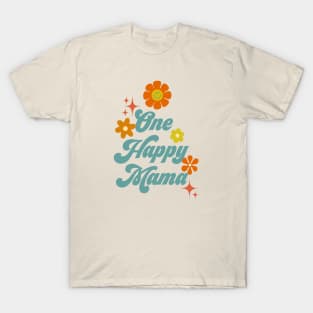 One Happy Mama - Blue T-Shirt